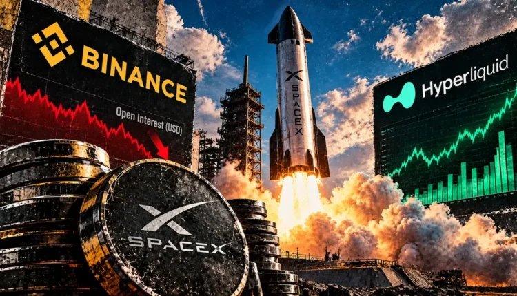 SpaceX perpetual futures traded about $6 billion after earnings