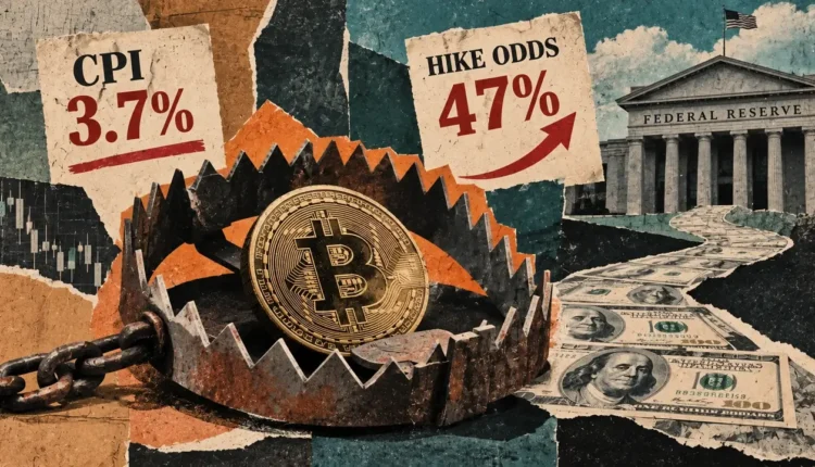 Surging dollar forces Bitcoin sell-off as rate hike odds double