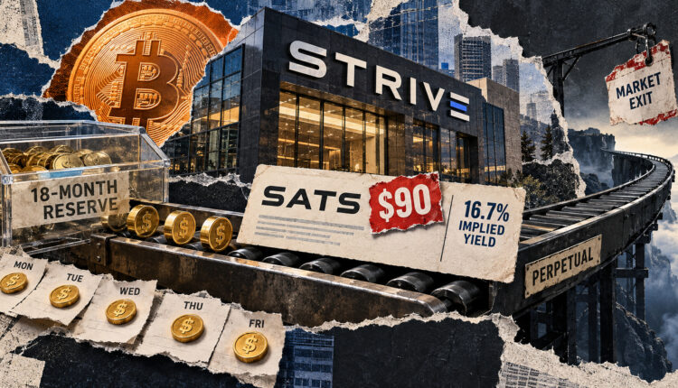 The hidden trade behind Strive’s 16.7% Bitcoin income offer