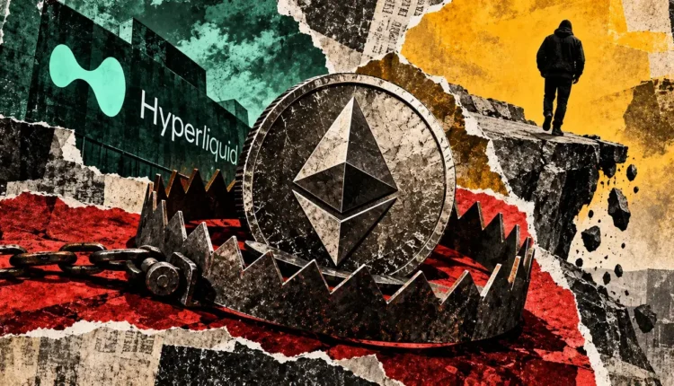 Whale loses $469,000 in hours on Hyperliquid, yet re-enters with $16M ETH short bet