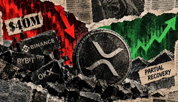 XRP rebounded as Binance spot turnover fell nearly 80%