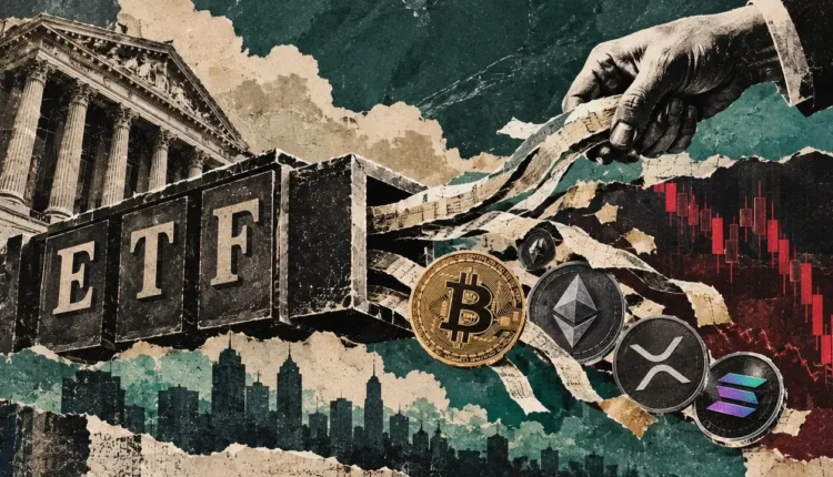 XRP’s 13-week ETF inflow streak ends as Bitcoin and Ethereum withdrawals continue